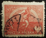 Stamps : Europe : Poland :  Hombre Sembrando