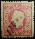Stamps Portugal -  King Luis I