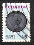 Sellos de America - Ecuador -  Monedas