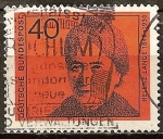 Stamps Germany -  Helene Lange (1848-1930), reformador social alemán y activista de los derechos de las mujeres.