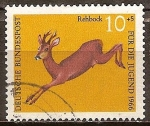 Stamps Germany -  Para los jóvenes (Corzo).