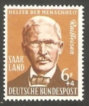 Stamps Germany -  Saar - 423 - Friedrich Wilheln Raiffeise