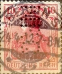 Stamps Germany -  Intercambio ma4xs 0,60 usd 10 pf. 1902