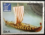 Stamps : America : Paraguay :  Barco Vikingo