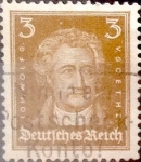 Stamps Germany -  Intercambio jxi 0,20 usd 3 pf. 1927