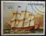 Stamps : America : Paraguay :  Victory Barco del Almirante Nelson