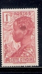 Stamps : Africa : Ivory_Coast :  Mujer balúa