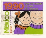 Stamps Mexico -  Vacunacion contra la poliomelitis.