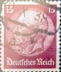 Stamps Germany -  Intercambio 0,20 usd 15 pf. 1934