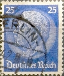 Stamps Germany -  Intercambio 0,20 usd 25 pf. 1934