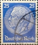 Stamps Germany -  Intercambio 0,20 usd 25 pf. 1934