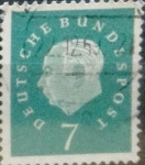 Stamps Germany -  Intercambio 0,20 usd 7 pf. 1959