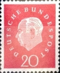 Stamps Germany -  Intercambio 0,20 usd 20 pf. 1959