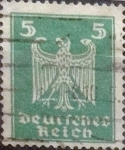 Stamps Germany -  Intercambio ma4xs 0,20 usd 5 pf. 1924