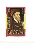 Stamps Spain -  V Centº nacimiento de Carlos V - emisión conjunta con Belgica
