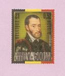 Stamps : Europe : Belgium :  V Centº nacimiento de Carlos V  - emisión conjunta con España