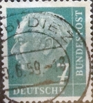 Sellos de Europa - Alemania -  Intercambio 0,20 usd 7 pf. 1954