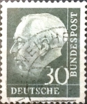 Stamps Germany -  Intercambio 0,55 usd 30 pf. 1956