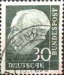 Stamps Germany -  Intercambio ma2s 0,55 usd 30 pf. 1956