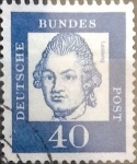 Stamps Germany -  Intercambio 0,20 usd 40 pf. 1961