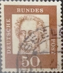 Stamps Germany -  Intercambio 0,20 usd 50 pf. 1961