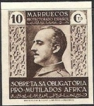 Stamps : Africa : Morocco :  Pro-Mutilados Africa