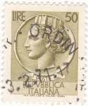 Sellos de Europa - Italia -  Moneda Siracusana