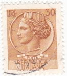 Stamps Italy -  Moneda Siracusana