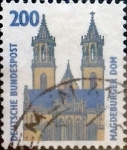 Stamps Germany -  Intercambio ma3s 0,50 usd 200 pf. 1993