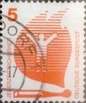 Stamps Germany -  Intercambio 0,20 usd 5 pf. 1971