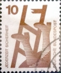 Stamps Germany -  Intercambio 0,20 usd 10 pf. 1972