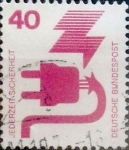 Stamps Germany -  Intercambio 0,20 usd 40 pf. 1972
