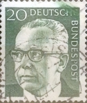 Stamps Germany -  Intercambio 0,20 usd 20 pf. 1971
