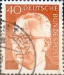 Stamps Germany -  Intercambio 0,20 usd 40 pf. 1971