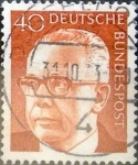 Stamps Germany -  Intercambio 0,20 usd 40 pf. 1971
