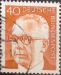 Stamps Germany -  Intercambio 0,20 usd 40 pf. 1971