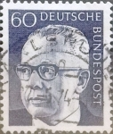 Stamps Germany -  Intercambio 0,20 usd 60 pf. 1971