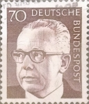 Stamps Germany -  Intercambio 0,30 usd 70 pf. 1971
