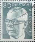 Stamps Germany -  Intercambio 0,30 usd 80 pf. 1971