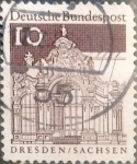 Stamps Germany -  Intercambio 0,20 usd 10 pf. 1967