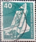 Stamps Germany -  Intercambio 0,20 usd 40 pf. 1975