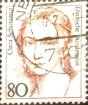 Stamps Germany -  Intercambio 0,20 usd 80 pf. 1986
