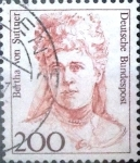 Stamps Germany -  Intercambio 0,50 usd 200 pf. 1991