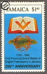Stamps America - Jamaica -  250 Años de la Masonería Inglesa en Jamaica