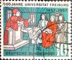 Sellos de Europa - Alemania -  Intercambio jxi 0,30 usd 10 pf. 1957