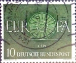 Sellos de Europa - Alemania -  Intercambio 0,20 usd 10 pf. 1959