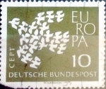 Sellos de Europa - Alemania -  Intercambio 0,20 usd 10 pf. 1961