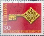 Stamps : Europe : Germany :  Intercambio 0,20 usd 30 pf. 1969
