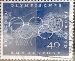 Stamps Germany -  Intercambio 1,00 usd 40 pf. 1960