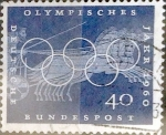Sellos de Europa - Alemania -  Intercambio 1,00 usd 40 pf. 1960